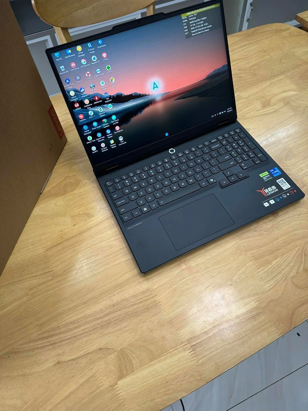 (LIKE NEW) Legion 5 2025 R7000 2.5K Ryzen 7 H 255 16GB RAM 512GB SSD RTX 5060 - Ảnh 2
