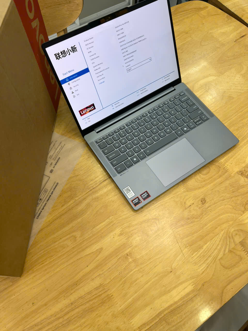 Lenovo Xiaoxin Pro 14c 2025 AHP10R (00CD) Ryzen 7 H 255 RAM 24GB SSD 1TB 14inch 2.8K 120Hz OLED - Ảnh 2