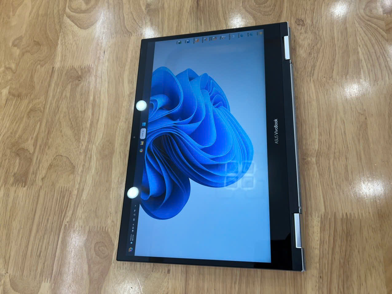 (LIKE NEW) Asus Vivobook TP470EA i3-1115G4 4GB 512GB NVMe 14.0" TouchScreen 2in1 xoay gập 360 độ - Ảnh 4