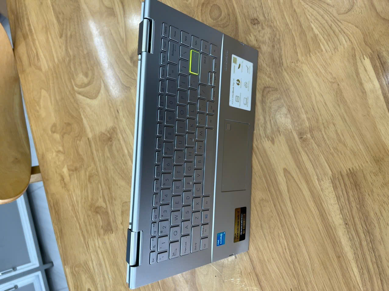 (LIKE NEW) Asus Vivobook TP470EA i3-1115G4 4GB 512GB NVMe 14.0" TouchScreen 2in1 xoay gập 360 độ - Ảnh 5