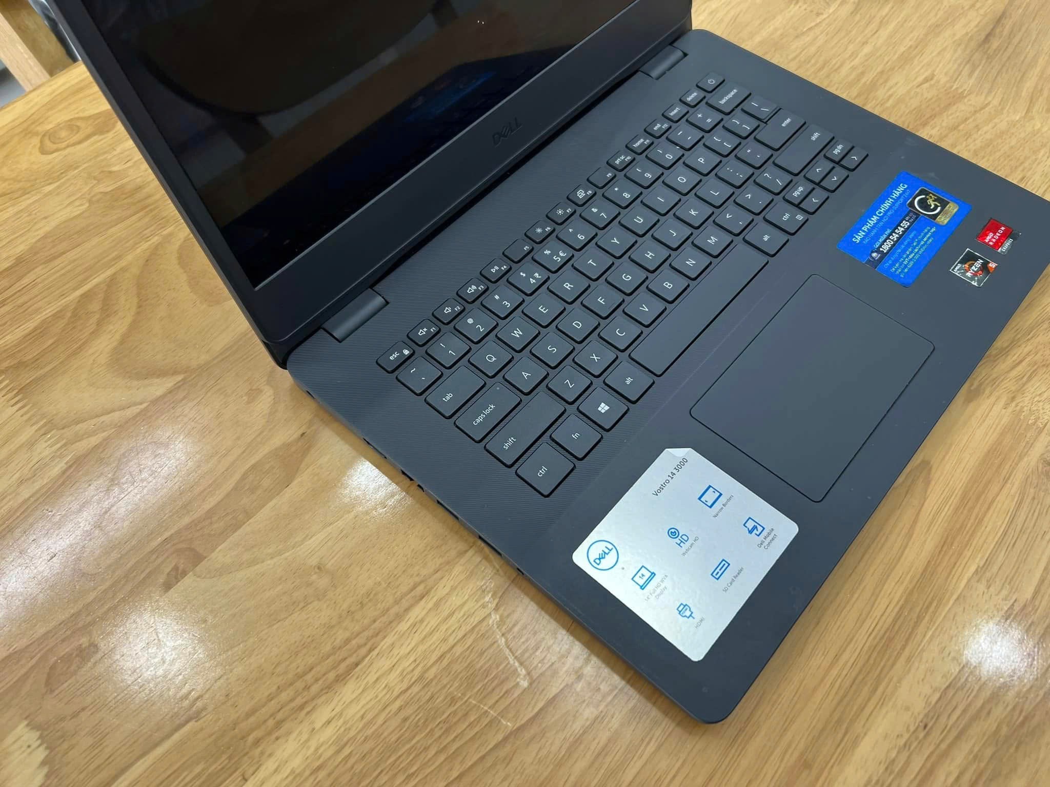 (LIKE NEW) Dell vostro 3405 Ryzen 5 3500U 8GB RAM 128GB SSD LCD 14 FHD - Ảnh 3