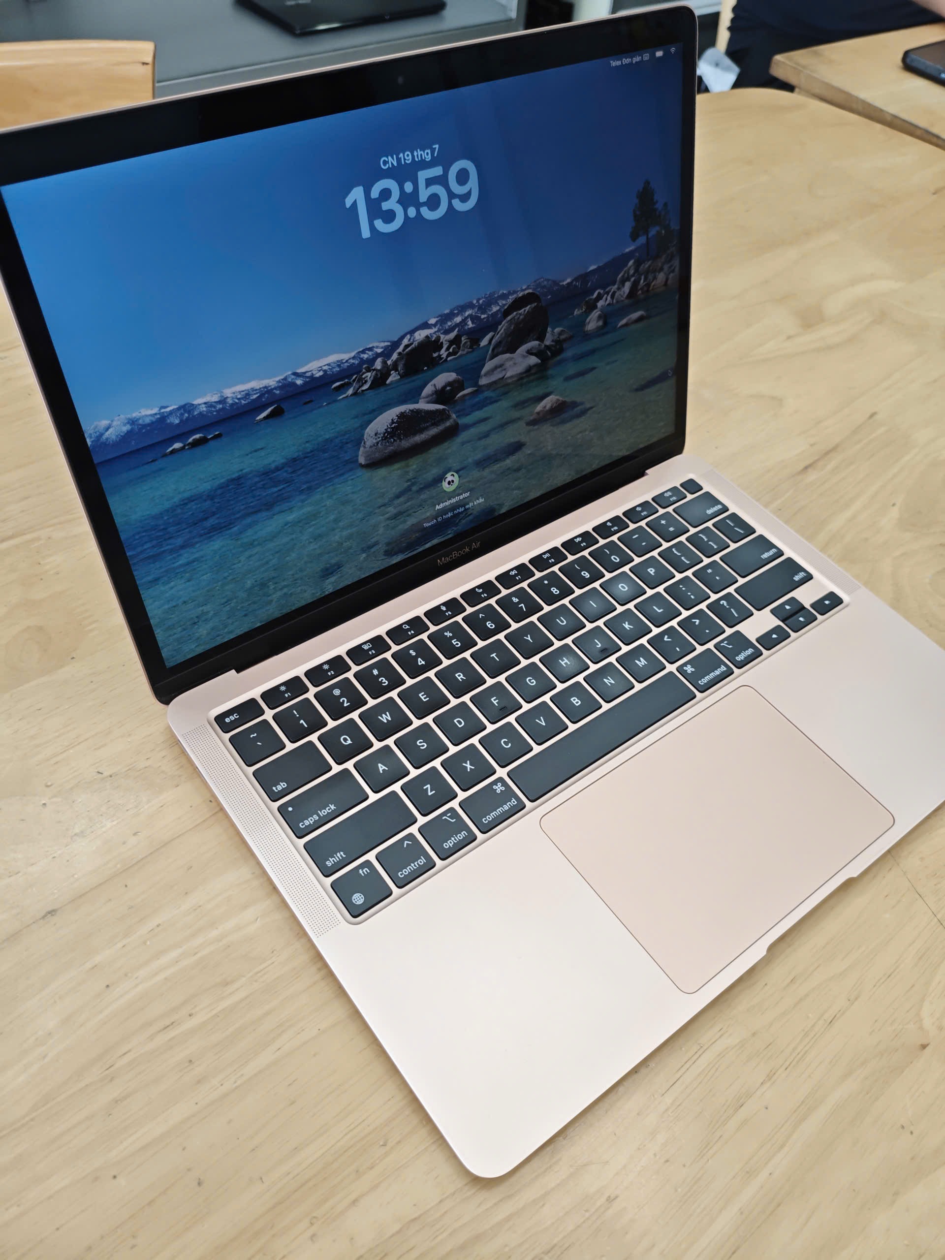 (LIKE NEW) Macbook Air M1 - MGND3 M1 8GB RAM 256GB SSD LCD 13.3 Retina Gold - Ảnh 2