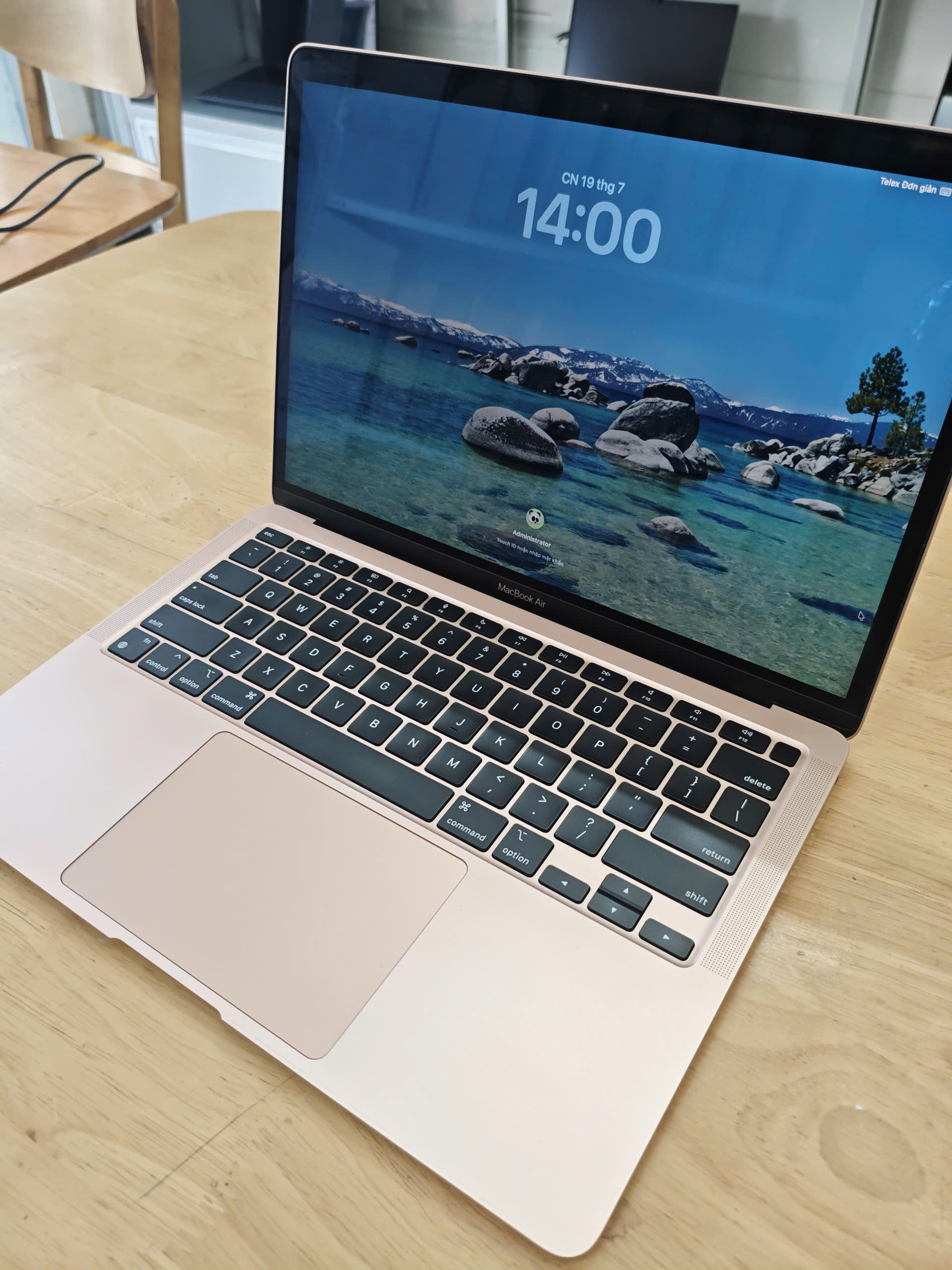 (LIKE NEW) Macbook Air M1 - MGND3 M1 8GB RAM 256GB SSD LCD 13.3 Retina Gold - Ảnh 3