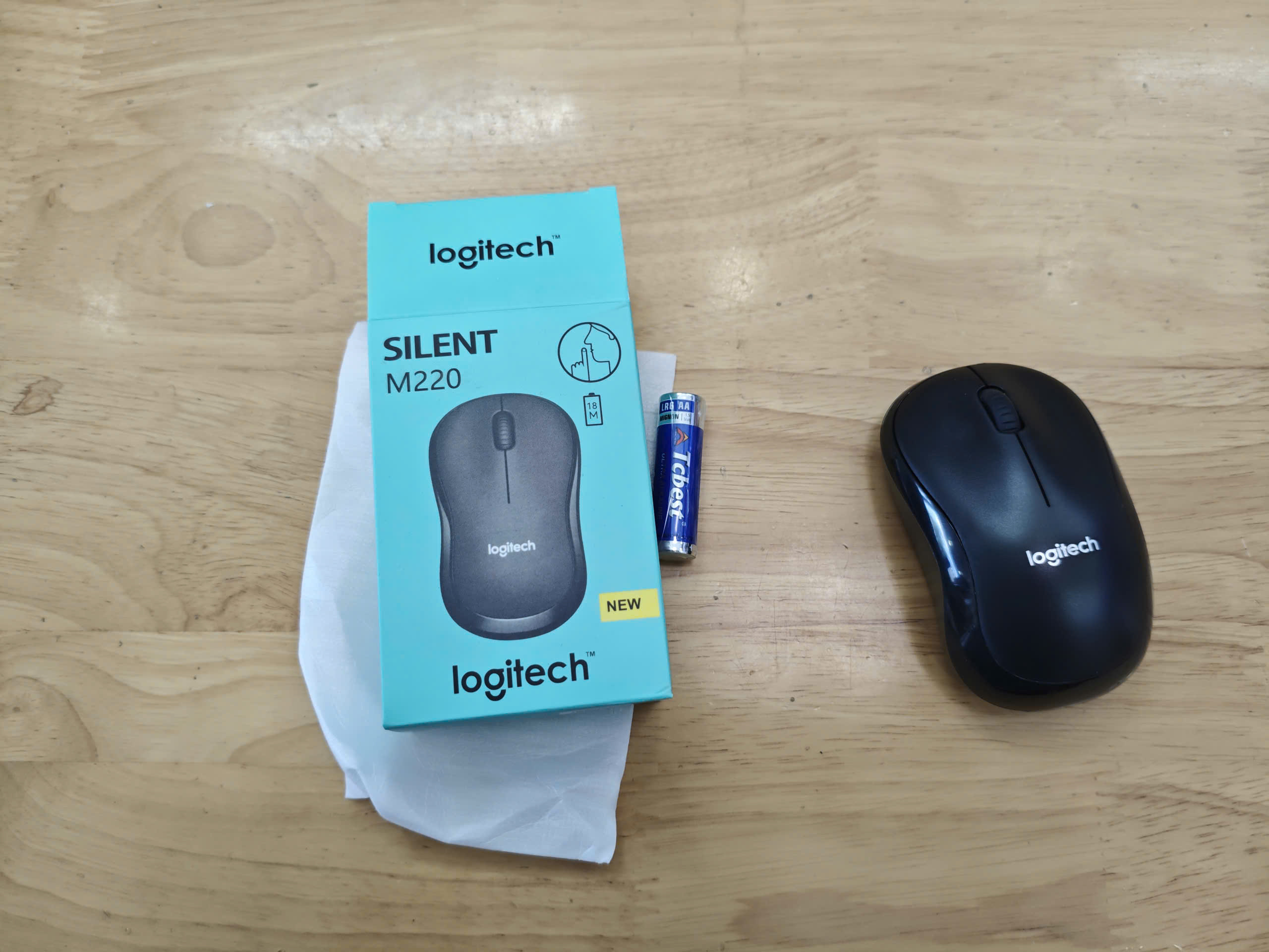 Chuột Không Dây Logitech M220 chống ồn cho dân văn phòng, học tập - Ảnh 3