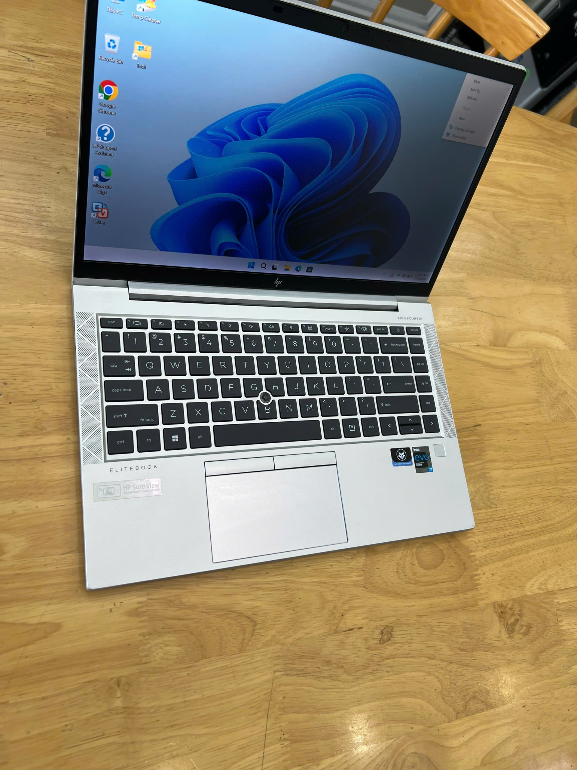 (LIKE NEW) HP Elitebook 840 - G8 Core i7 1165G7 8GB 256GB LCD 14" FHD HP Sureview - Ảnh 2