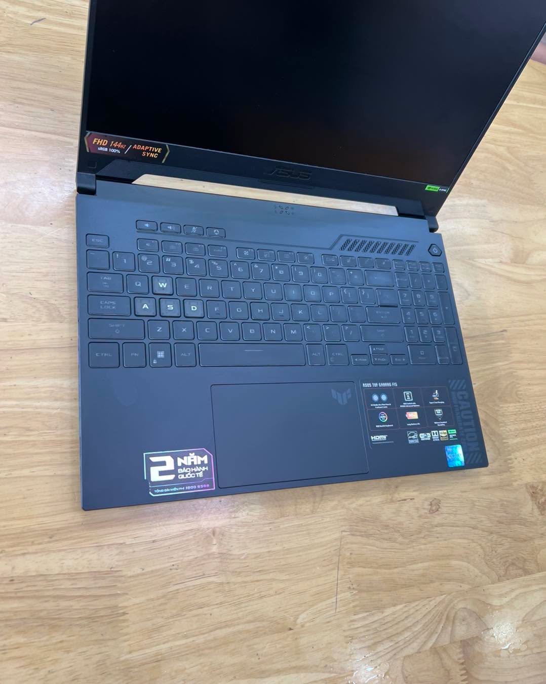 (LIKE NEW) Asus TUF Gaming FX507 - i7 13620H 16GB RAM 256GB SSD 13.3 RTX4050 LCD 15.6 FHD IPS 144hz - Ảnh 2