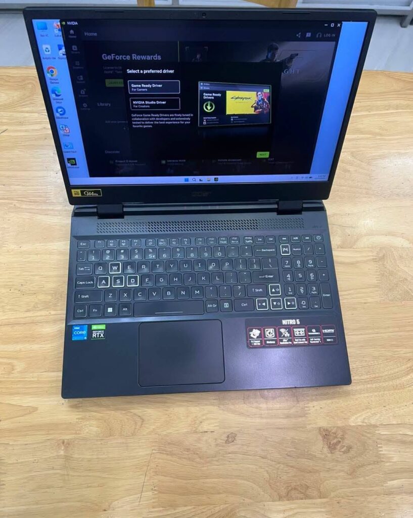 Acer NItro 5 - 2022 Tiger i5 12500H 16GB RAM 512GB SSD RTX3050TI 4G LCD 15.6 FHD IPS 144hz