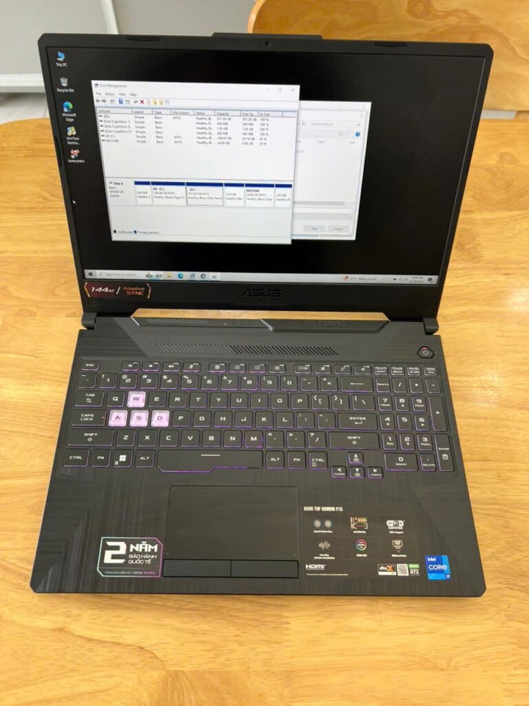 Asus TUF Gaming FX506 i7 11800H 16GB RAM 512GB SSD RTX3050TI 4G LCD 15.6 FHD IPS 144hz