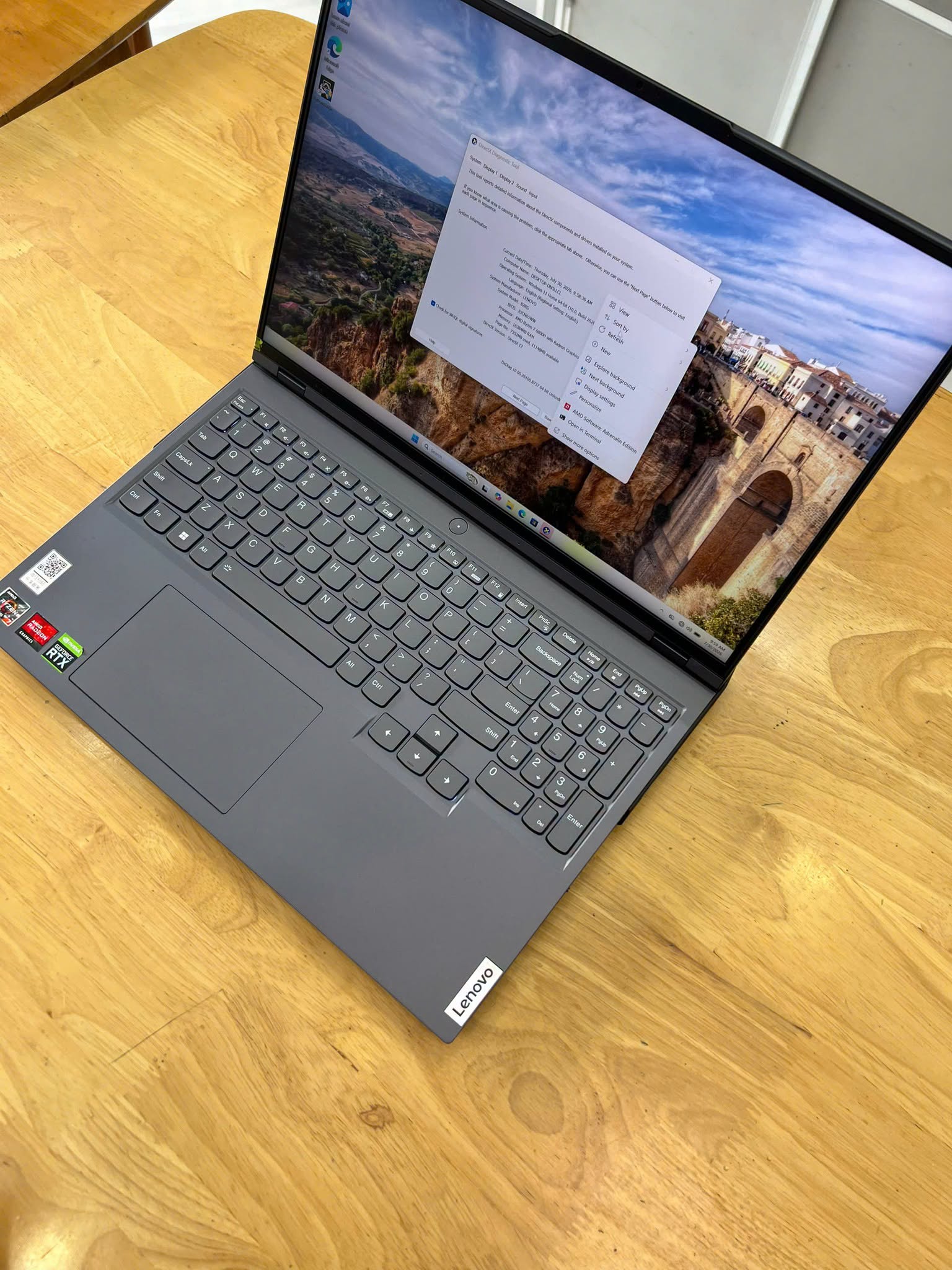 Lenovo Legion R9000P Ryzen 7 6800H 16GB 512GB NVMe RTX 3060 6GB LCD 16" 2.5K 165Hz - Ảnh 3
