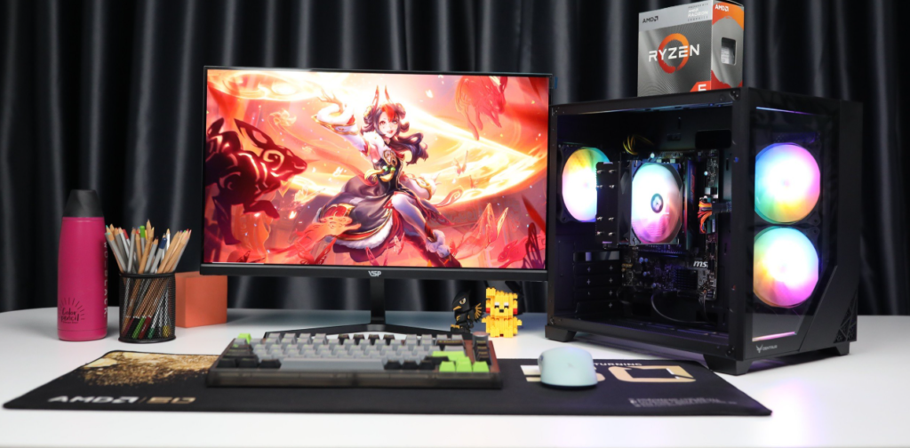 PC GAMING & ĐỒ HỌA i5 12400F / GTX 1660 6G / MÀN 24 INCHES H610 i5-12400 16GB 256GB GTX 1660 6GB LCD 24 inches