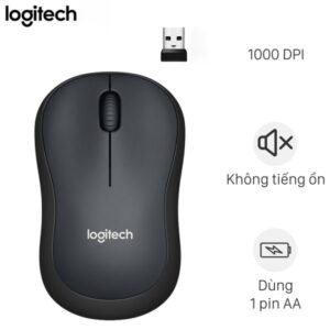 Chuột Không Dây Logitech M220 chống ồn cho dân văn phòng, học tập