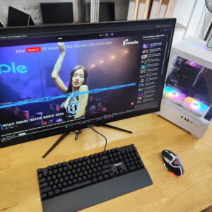 PC GAMING MSI Pro H610M i3-12100F 8GB 128GB GTX 1660 6GB LCD 24 inches