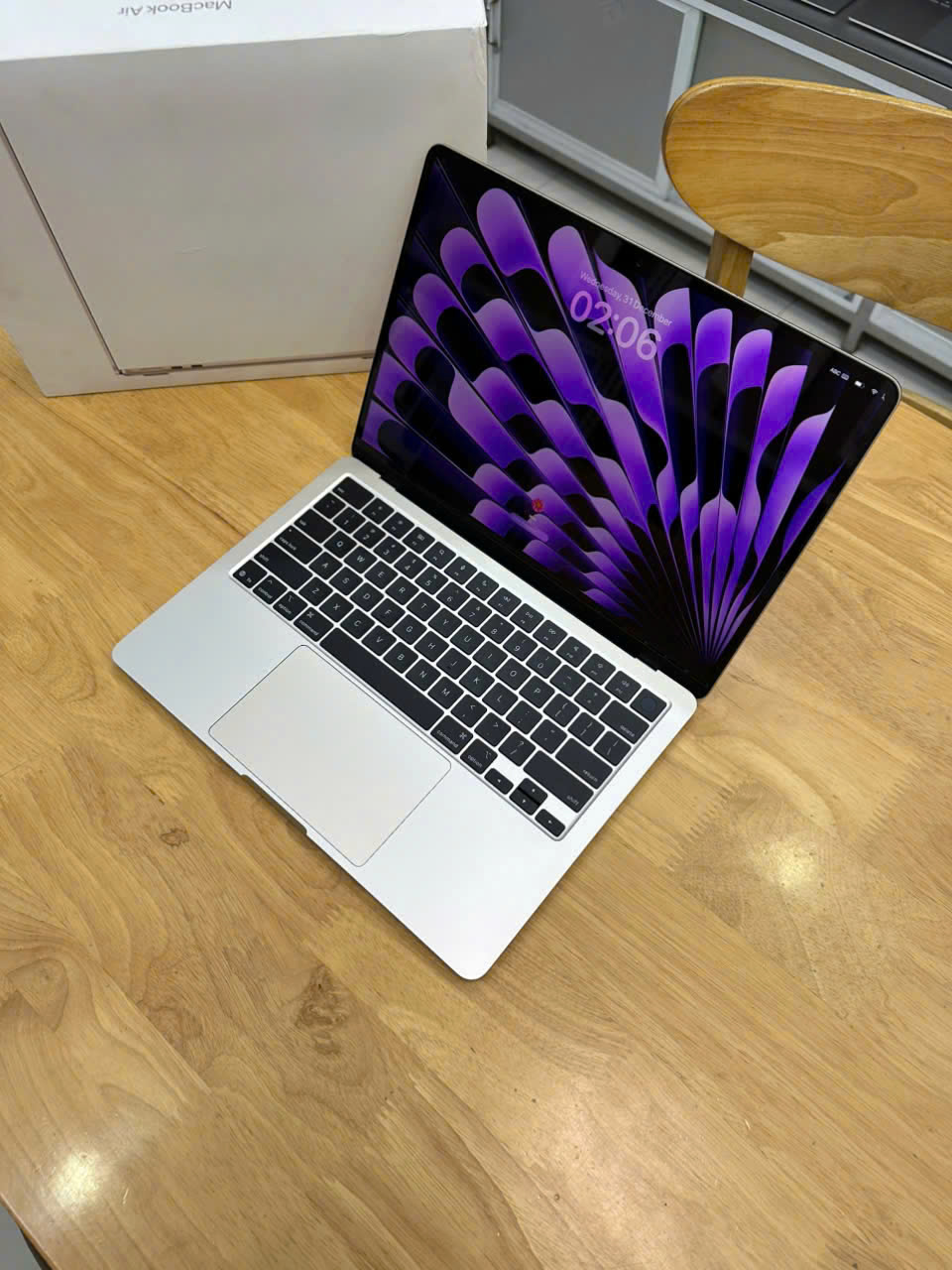 MacBook Air M4 (Silver) Apple M4 RAM 16GB SSD 256GB LCD 13.6" Liquid Retina True Tone - Ảnh 3