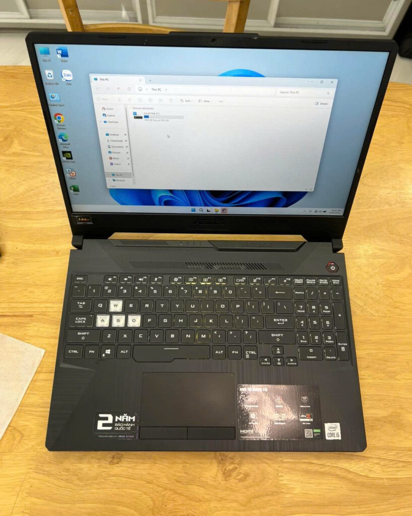 Asus TUF Gaming FX506 Core i5 10300H RAM 16GB SSD 512GB nVIDIA GTX1650Ti 4G LCD 15.6 FHD IPS 144hz LED RGB