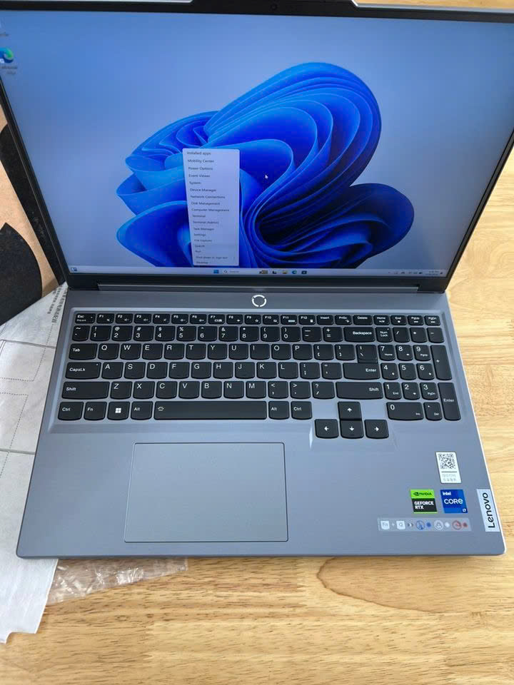 Lenovo Legion 5 Y7000P Core i7-14650HX RAM 16GB SSD 1000GB NVIDIA RTX 4060 LCD 16.0" 2.5K 165Hz - Ảnh 4