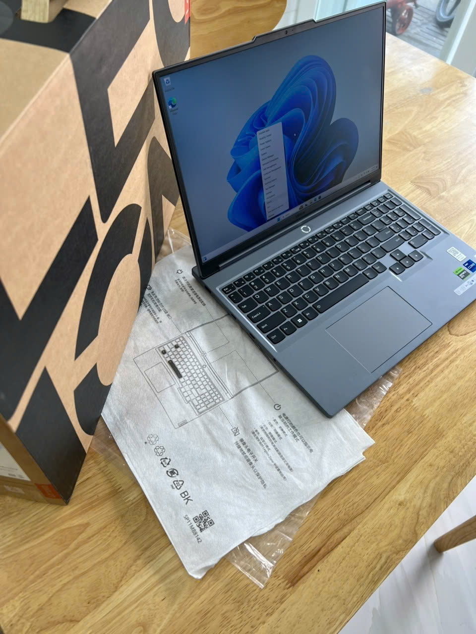 Lenovo Legion 5 Y7000P Core i7-14650HX RAM 16GB SSD 1000GB NVIDIA RTX 4060 LCD 16.0" 2.5K 165Hz - Ảnh 2