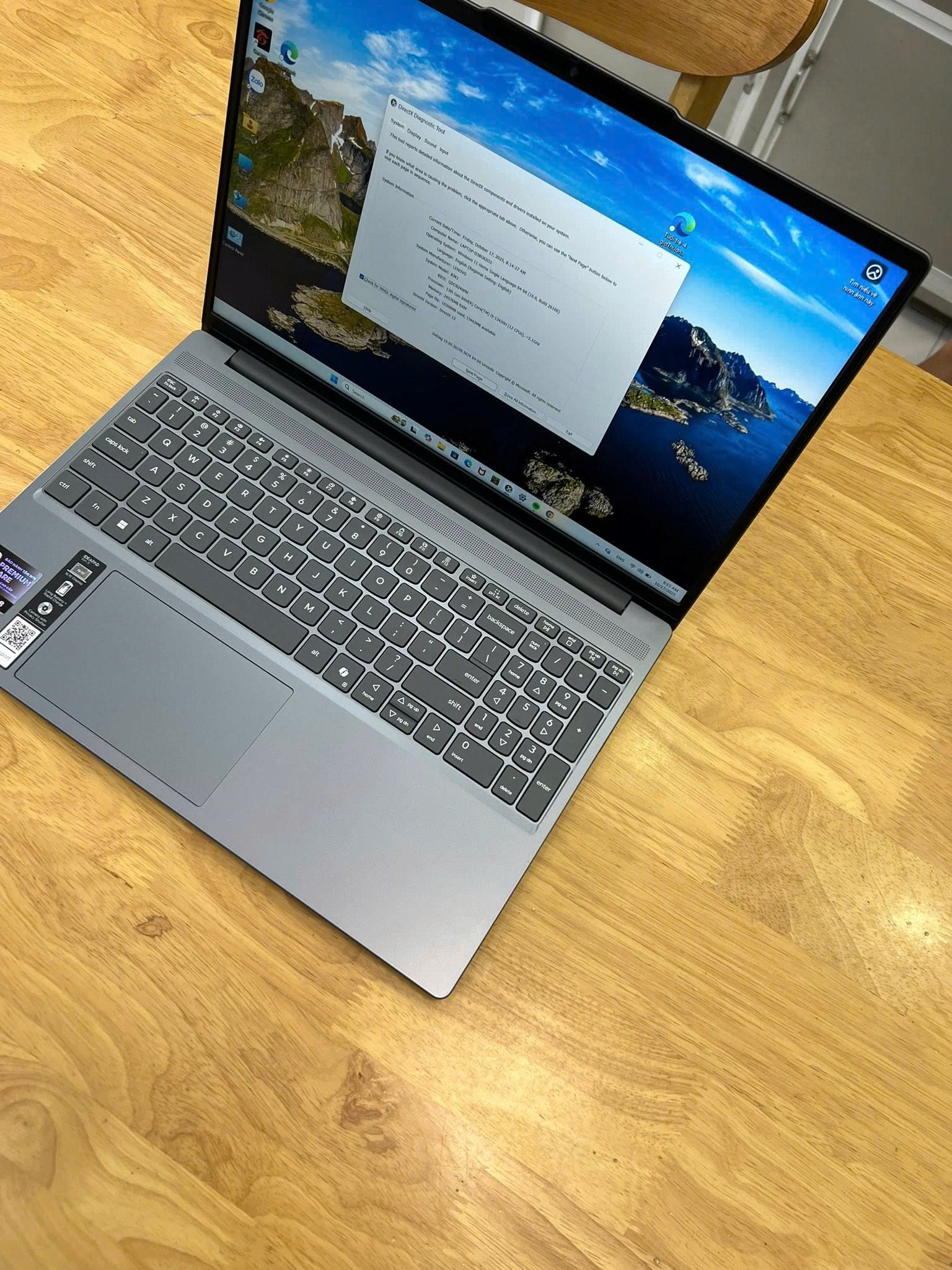 Lenovo Slim 3 (15IRP10) Core i5-13420H RAM 16GB SSD 512GB NVMe LCD 15.3" FHD+ - Ảnh 2