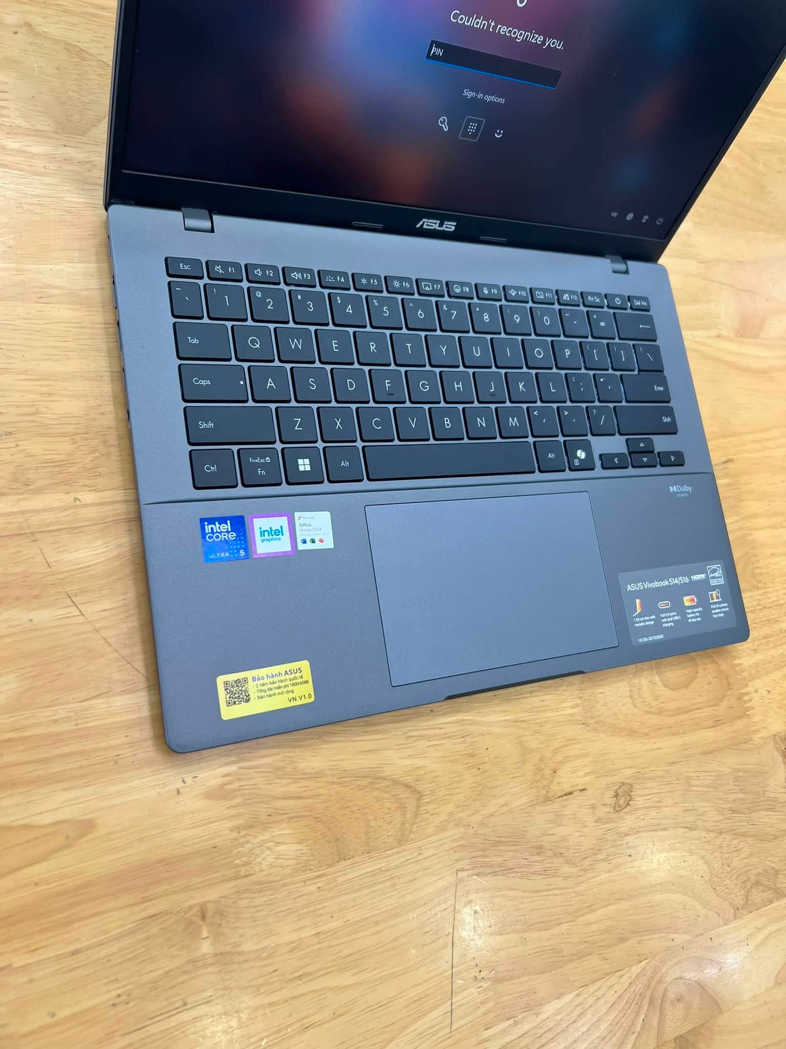 ASUS Vivobook S14 S3407CA-LY095WS U5-225H/16GB/512GB PCIE/14.0 WUXGA - Likenew BH 2027 - Ảnh 2
