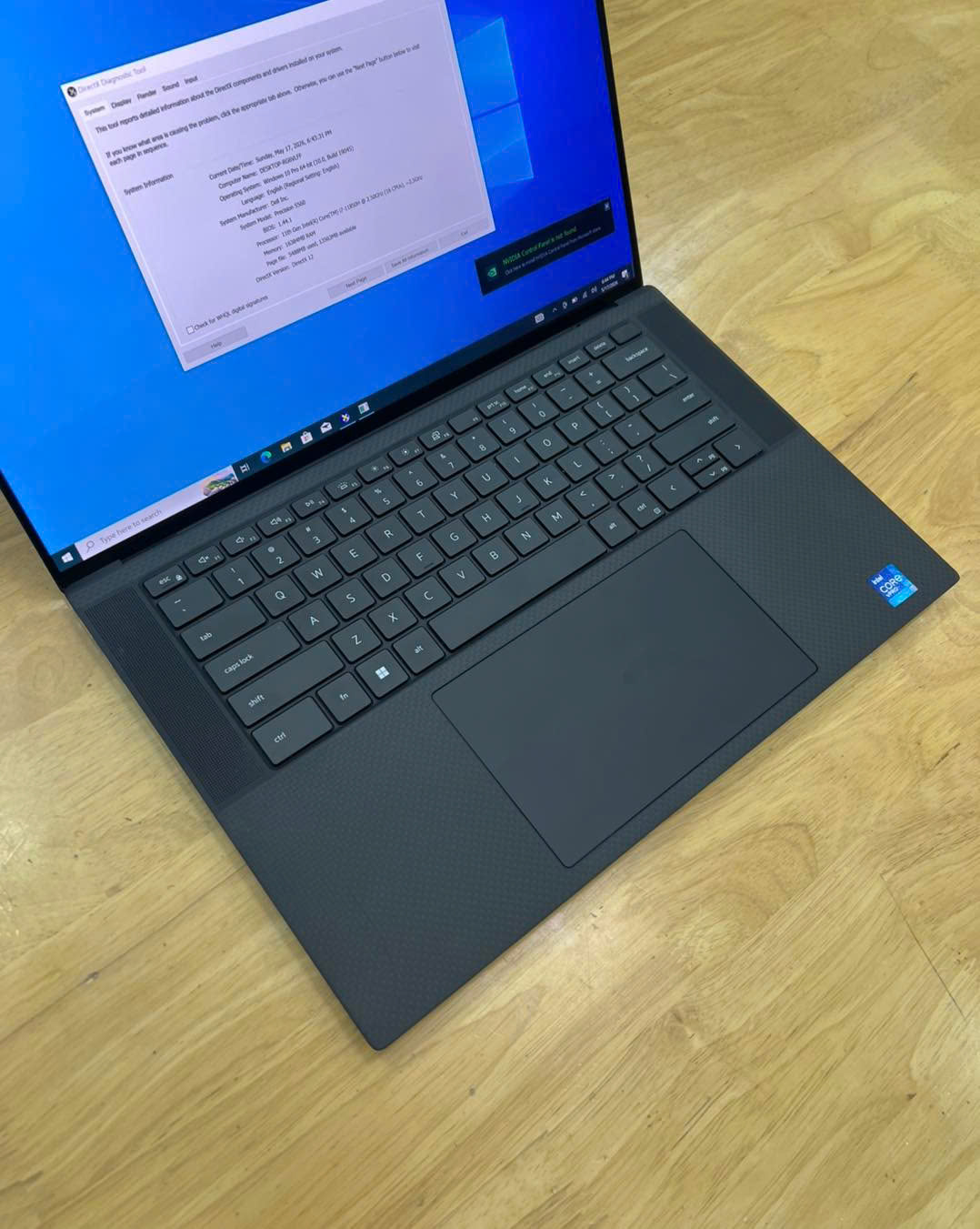 Dell Precision 5560 Core i7-11800H RAM 16GB SSD 512GB NVMe NVIDIA Quadro T1200 4GB LCD 15.6" FHD IPS - Ảnh 2