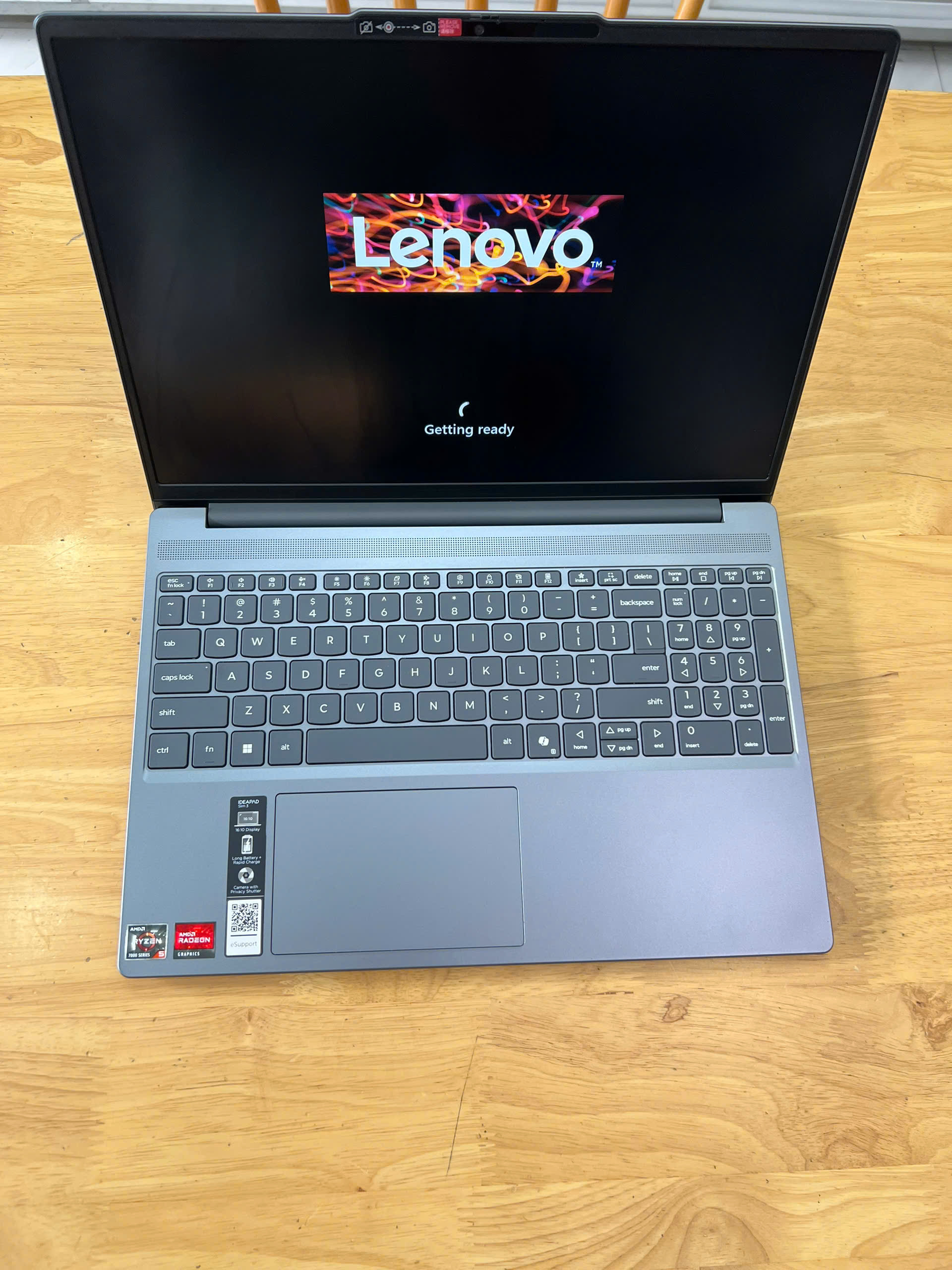 Lenovo Slim 3 - 15ARP10 Ryzen 5 7535HS RAM 16GB SSD 512GB LCD 15 inches FHD+ Win 11