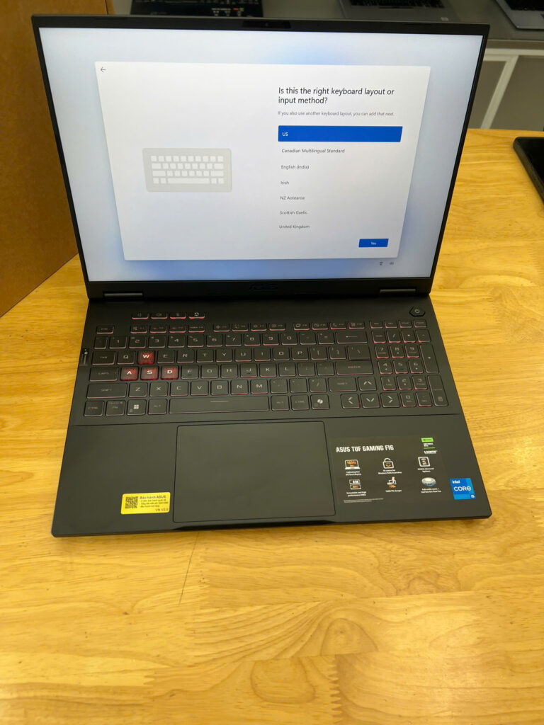 Asus TUF Gaming F16 FX608JHR i5 14450HX RAM 16GB SSD 512GB RTX 5050 8G LCD 15.6 FHD+ 165Hz