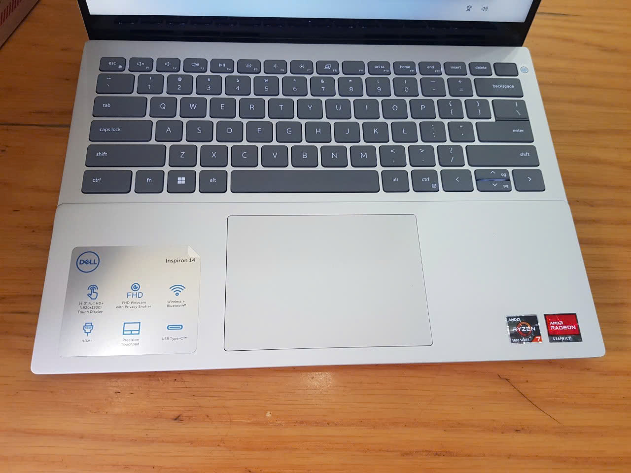 Dell Inspiron 5425 Ryzen 5 5625 RAM 16G SSD 512G VGA AMD Series LCD 14 2k (OpenBox) - Ảnh 5