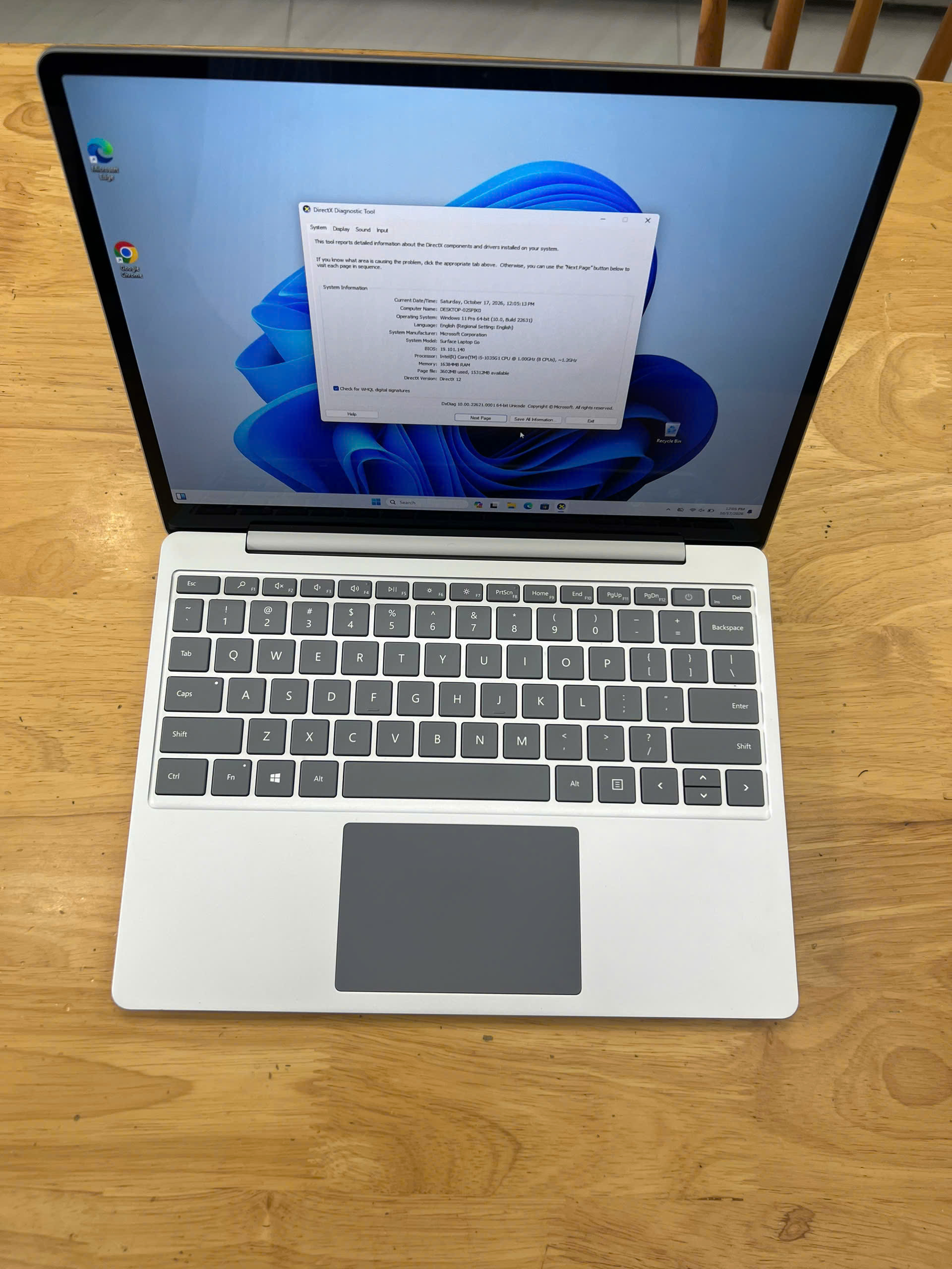 Surface Go Core i5-1035G4 RAM 16GB SSD 256GB LCD 12 inch TouchScreen