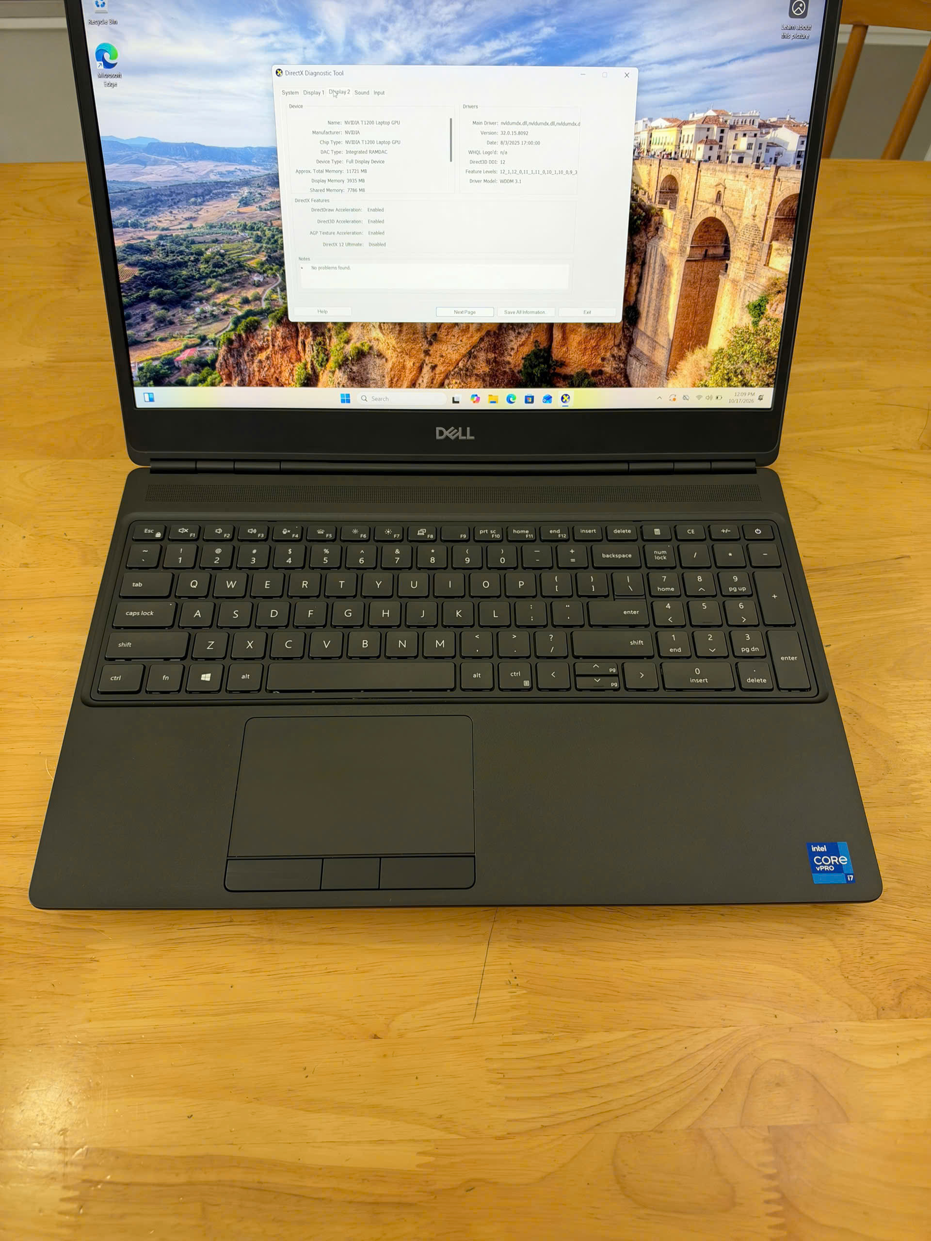 Dell Precision 7560 Core I7-11850H RAM 16G SSD 512G VGA T1200 15.6 FHD