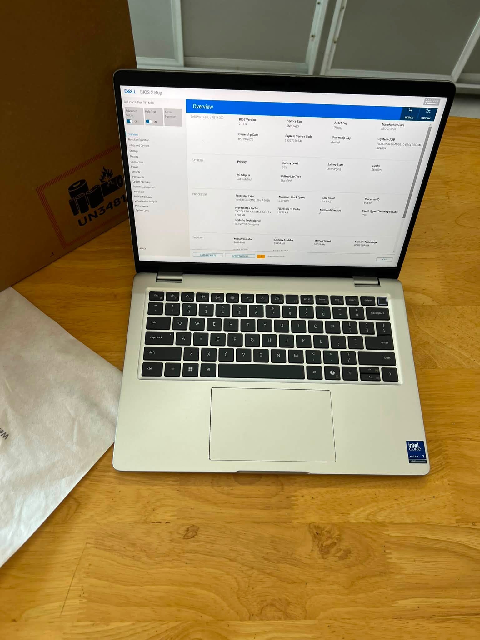 Dell Pro 14 Plus PB14250 2025 Platinum Silver -NK ( Ultra 7 265U, RAM 16GB, SSD 512GB, 14" FHD+ ) - Ảnh 6