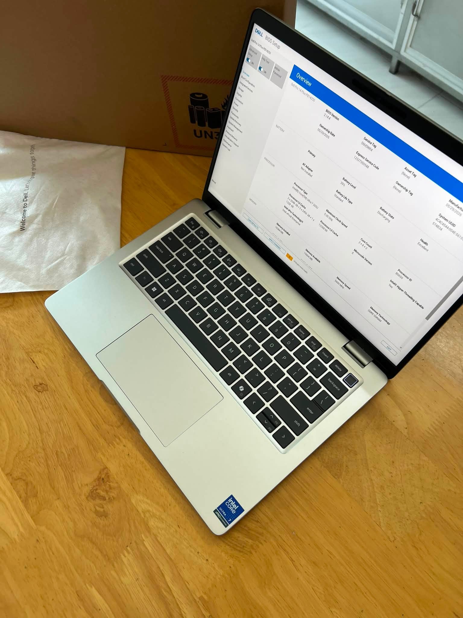 Dell Pro 14 Plus PB14250 2025 Platinum Silver -NK ( Ultra 7 265U, RAM 16GB, SSD 512GB, 14" FHD+ ) - Ảnh 7